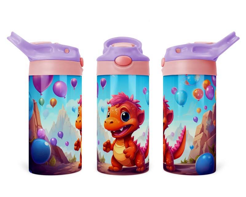 12oz Dragon Flip Top Tumbler