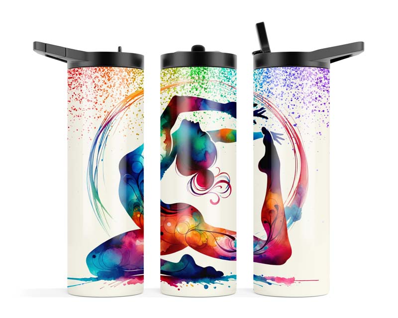 20z Watercolour Dance Slurpy Tumbler