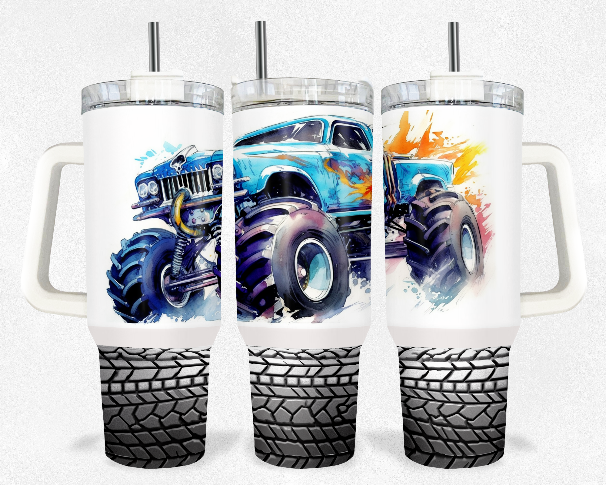 40z Monster Truck Quencher Tumbler