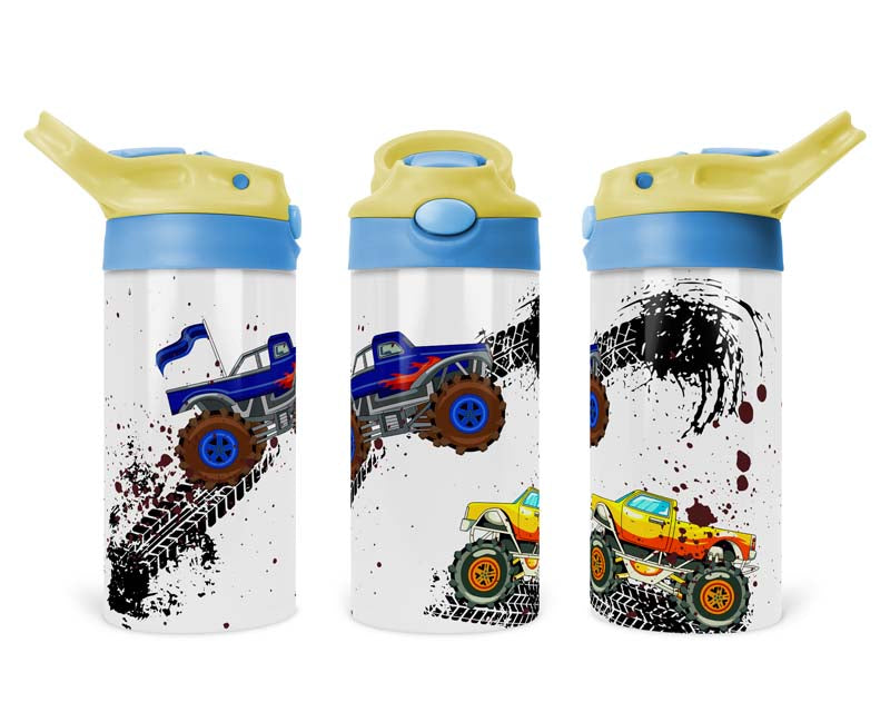 12oz Monster Truck Flip Top Tumbler