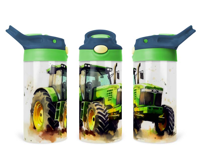 12oz Farmers Tractor Flip Top Tumbler