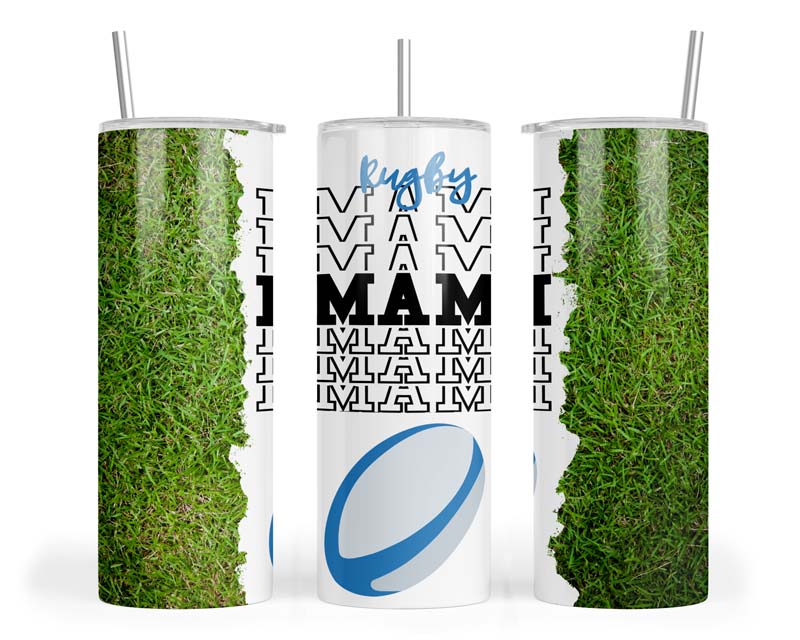 20z Rugby Mam Skinny Tumbler