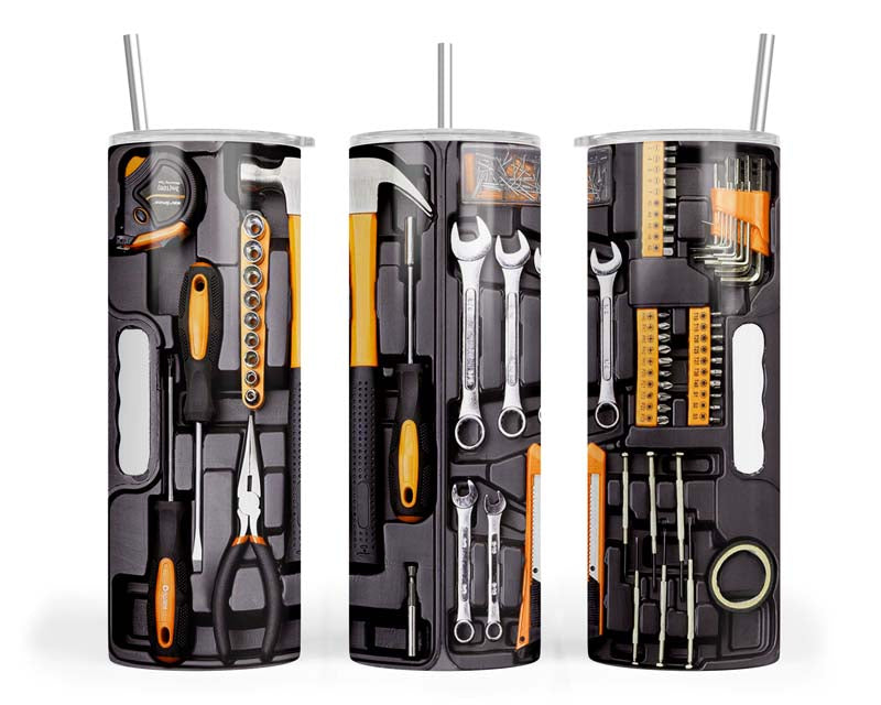 20z Tool Box Skinny Tumbler