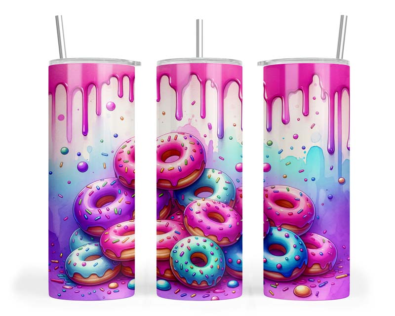 20z Doughnut Skinny Tumbler