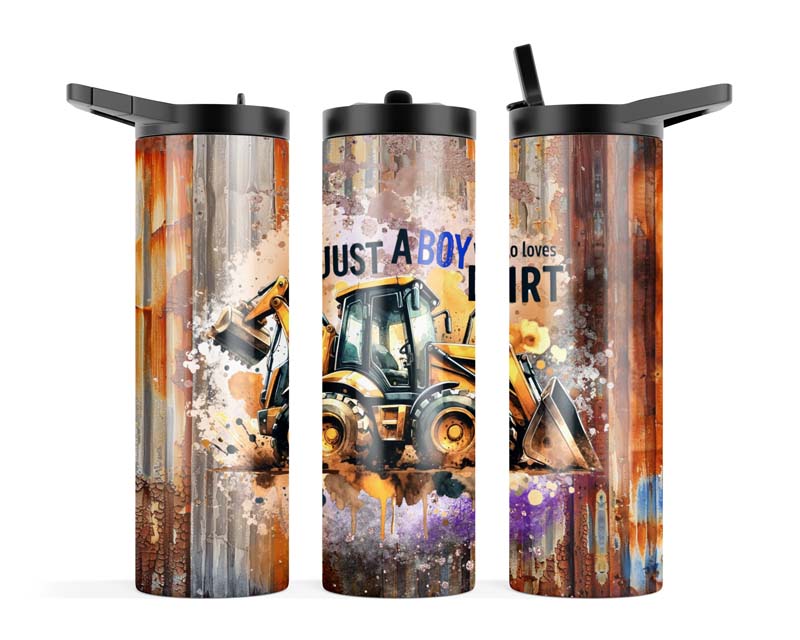 20z Just A Boy Who Loves Dirt Slurpy Tumbler