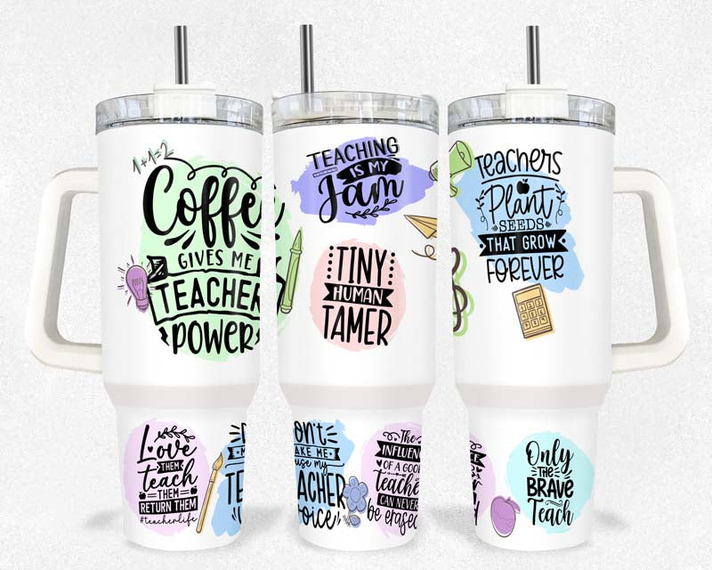 40z Teacher Quencher Tumbler