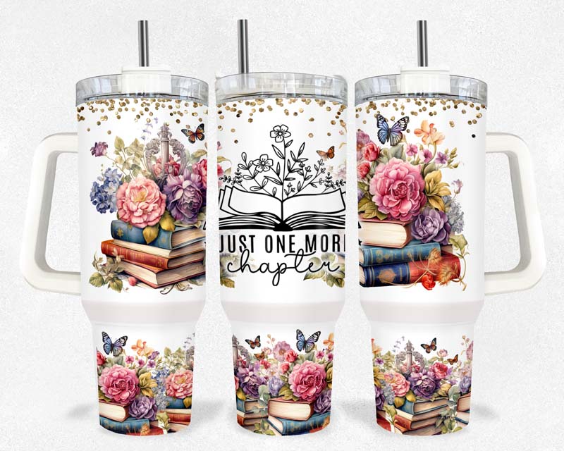 40z Just One More Chapter Quencher Tumbler