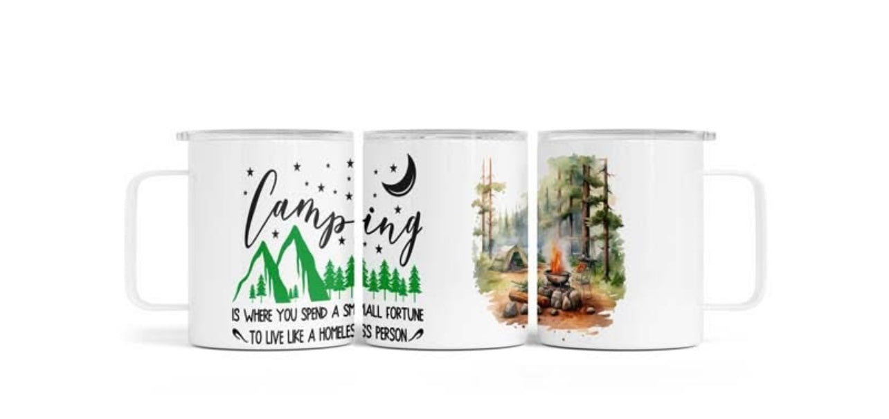 12oz Camping Aluminium Mug
