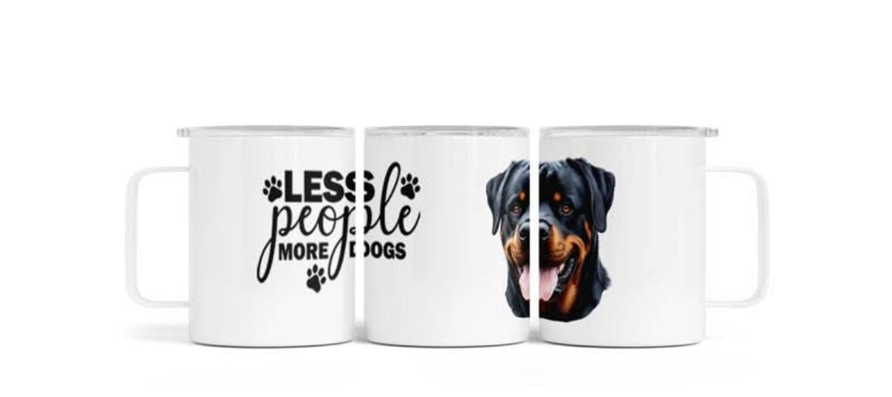 12oz Rottweiler Aluminium Mug
